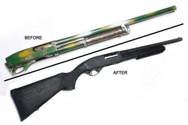 Custom Armor-Tuff Finish Options Remington Steal Package