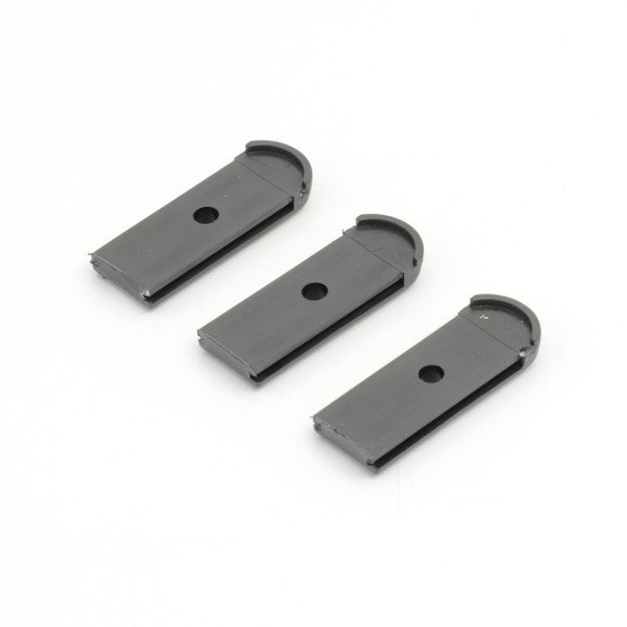 BASE PAD, ULTRA THIN, WILSON 10RD MAGAZINE ONLY, BLACK, PACKAGE OF 3