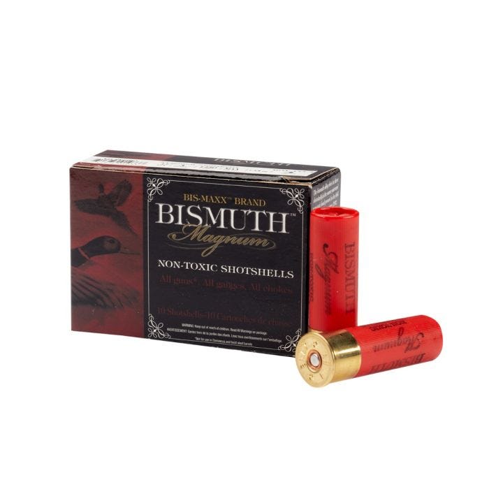 12 GAUGE | 4 SHOT, BISMUTH, WATERFOWL, 10/BOX