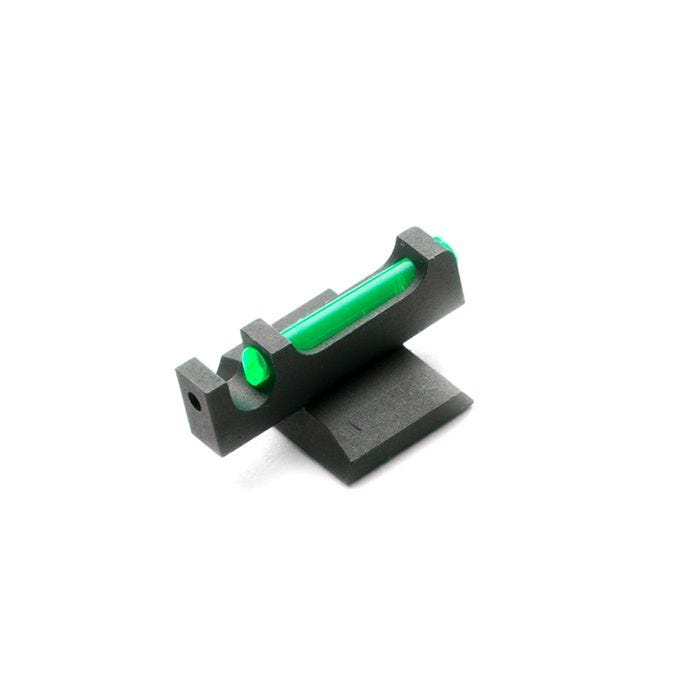 FRONT SIGHT, 1911, SNAG-FREE, COMPETITION, GREEN FIBER OPTIC, .140"