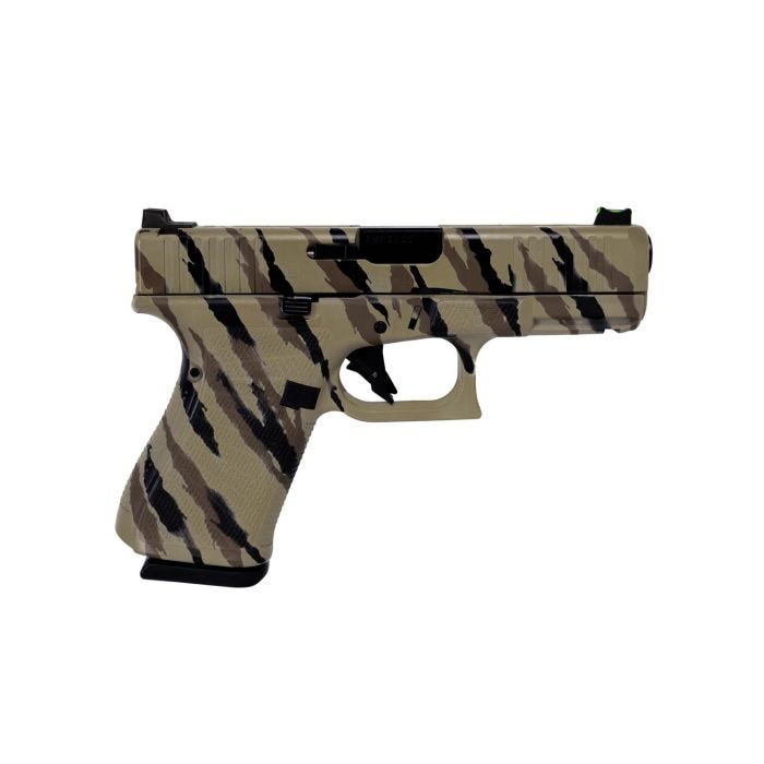 Glock 19, GEN 5, 9mm, Sage Base Tiger Stripe Camo