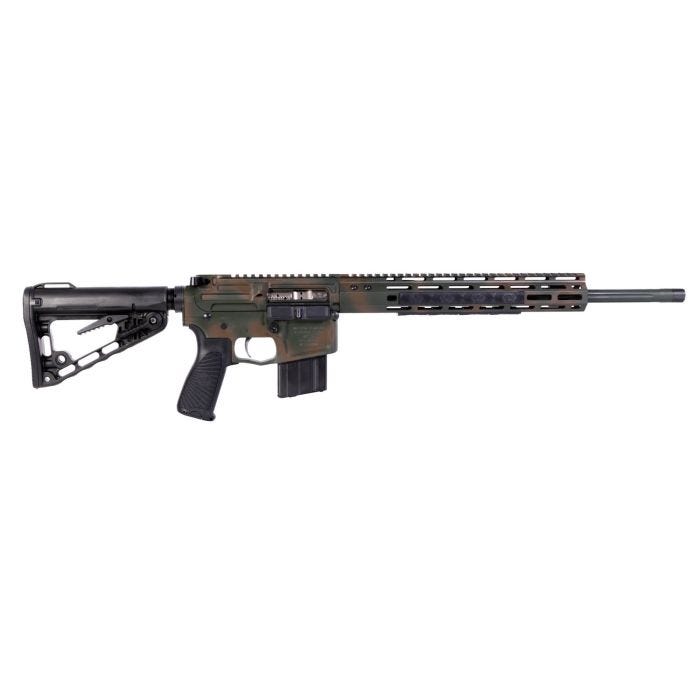 Tactical Hunter Rifle, 6mm ARC, 18" Barrel, Fluted, Forest Camo