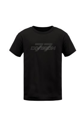 SHIRT, SHORT SLEEVE, DIVISION 77, BLACK