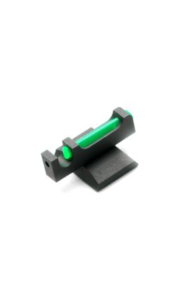 FRONT SIGHT, 1911, SNAG-FREE, COMPETITION, GREEN FIBER OPTIC, .140"