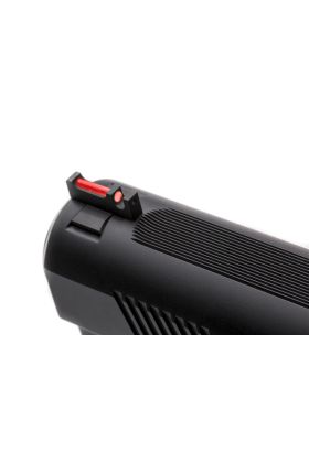 FRONT SIGHT, 1911, SNAG-FREE, COMPETITION, RED FIBER OPTIC, .150"