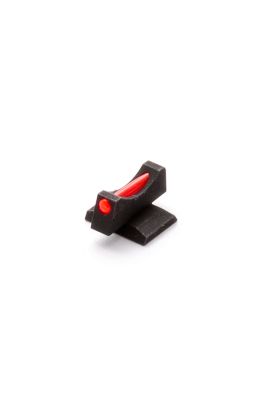 FRONT SIGHT, 1911, SNAG-FREE, RED, FIBER OPTIC, .190"