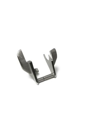 THUMB SAFETY, AMBIDEXTROUS, HIGH RIDE, 1911, CUT FOR CRIMSON TRACE LASER GRIPS, STAINLESS