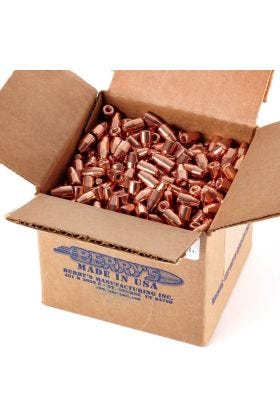 BULLET ONLY, 9MM CALIBER, 135GR, BERRY HBFP, 1,000/BOX
