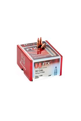 BULLET ONLY, .30 CALIBER, 135GR, HORNADY FTX, 100/BOX