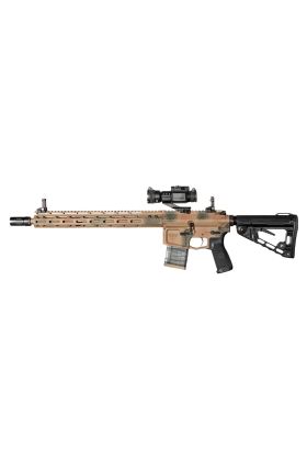 Recon Tactical Rifle, 300 HAM'R, 16" Barrel, 1-13 Twist, Fluted, FDE Sniper Veil Camo, Vortex Strikefire II, CSAT Quick Detach Sight Set