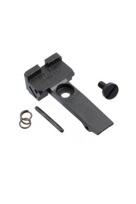 REAR SIGHT, COLT PYTHON/ANACONDA, BATTLESIGHT, ADJUSTABLE, SERRATED BLADE, SQUARE NOTCH, BLACK