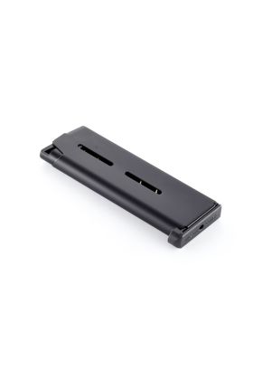 MAGAZINE, 1911, .45 ACP, COMPACT, 7 ROUND, LO-PROFILE STEEL BASE PAD, BLACK FLUOROPOLYMER FINISH