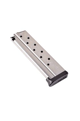 MAGAZINE, 1911, 9MM, FULL-SIZE, 10 ROUND, CM PRODUCTS | RANGE PRO, STAINLESS