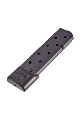 MAGAZINE, 1911, .45 ACP, FULL-SIZE, 10 ROUND, CM PRODUCTS | RAILED POWER MAG, STAINLESS WITH BLACK FINISH