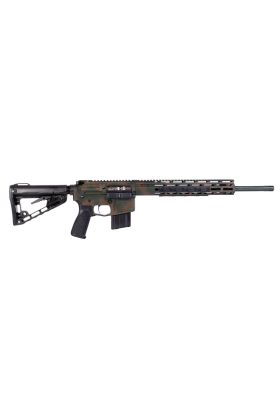 Tactical Hunter Rifle, 6mm ARC, 18" Barrel, Fluted, Forest Camo