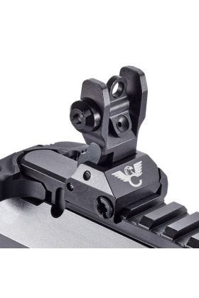 REAR SIGHT, MANUAL DEPLOY, AR PLATFORM,  RAIL MOUNT