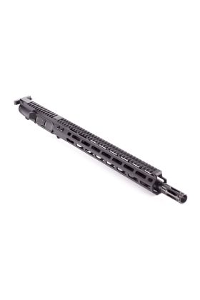 UPPER, COMPLETE, FORGED WITHOUT FORWARD ASSIST, 300 BLK, PROTECTOR, PISTOL LENGTH, 16", ROUND, Q-COMP, 1-7 TWIST, BLACK