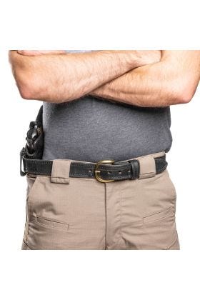 HOLSTER, BERETTA BRIGADIER, UNDERCOVER PROFESSIONAL, RIGHT HAND, 1.5" BELT, IWB, BLACK LEATHER