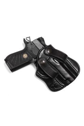 HOLSTER, EDC X9/SFX9 4", UNDERCOVER PROFESSIONAL, RIGHT HAND, 1.5" BELT, IWB, BLACK LEATHER