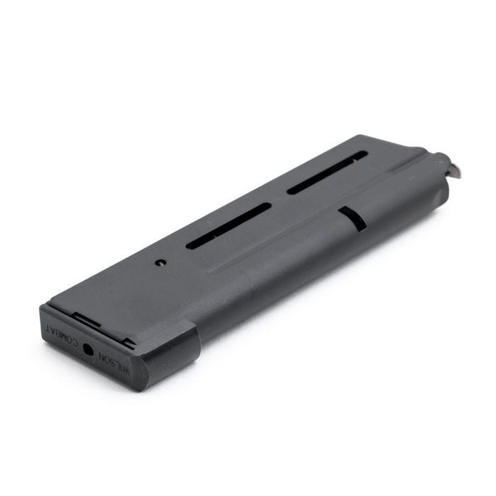 MAGAZINE, 1911, ELITE TACTICAL, 9MM, COMPACT, 10 ROUND, LO-PROFILE STEEL BASE PAD, BLACK FLUOROPOLYMER FINISH