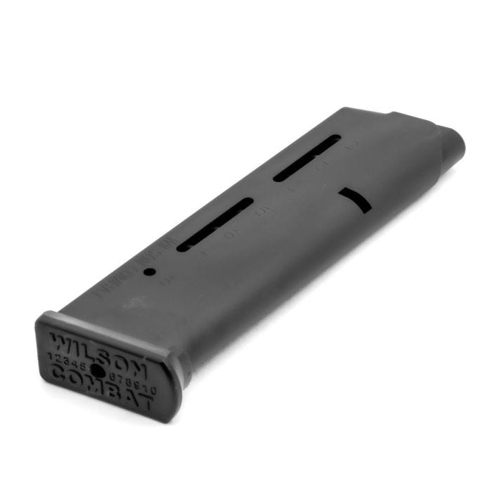 MAGAZINE, 1911, ELITE TACTICAL, .45 ACP, FULL-SIZE, 8 ROUND, ETM BASE PAD, BLACK FLUOROPOLYMER FINISH
