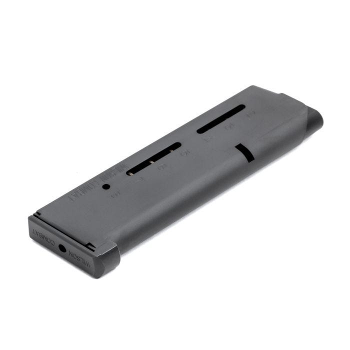 MAGAZINE, 1911, ELITE TACTICAL, .45 ACP, HD/+P, FULL-SIZE, 8 ROUND, LO-PROFILE STEEL BASE PAD, BLACK FLUOROPOLYMER FINISH