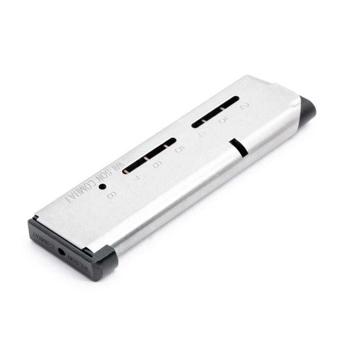 MAGAZINE, 1911, ELITE TACTICAL, .45 ACP, HD/+P, FULL-SIZE, 8 ROUND, LO-PROFILE STEEL BASE PAD