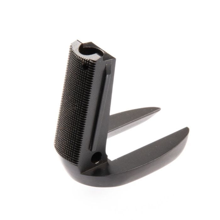 MAGWELL, ONE-PIECE, CHECKERED, BULLET PROOF, COMPACT, ROUND BUTT, BLUE