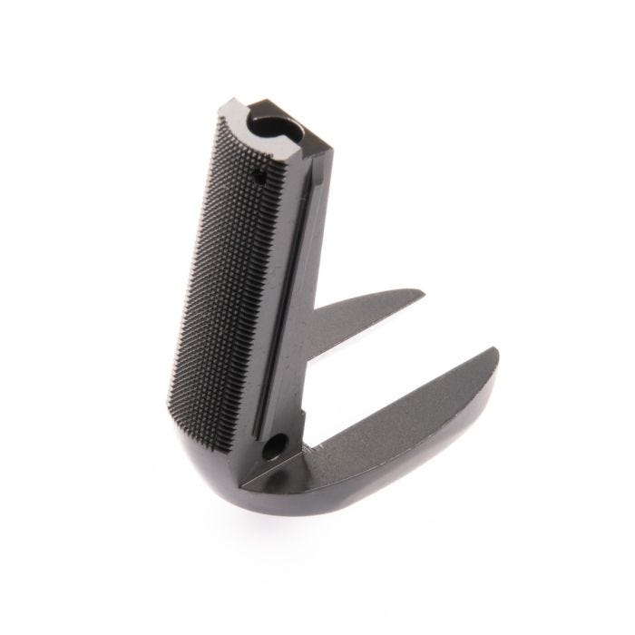 MAGWELL, ONE-PIECE, CHECKERED, BULLET PROOF, FULL-SIZE, ROUND BUTT, BLUE