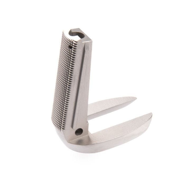 MAGWELL, ONE-PIECE, CHECKERED, BULLET PROOF, FULL-SIZE, ROUND BUTT, STAINLESS