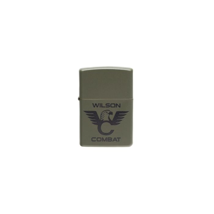 LIGHTER, ZIPPO, WILSON COMBAT LOGO, OD GREEN