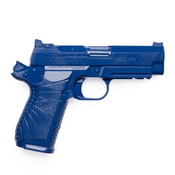 BLUE GUN, EDC X9, LIGHTRAIL, RINGS/WILSON COMBAT