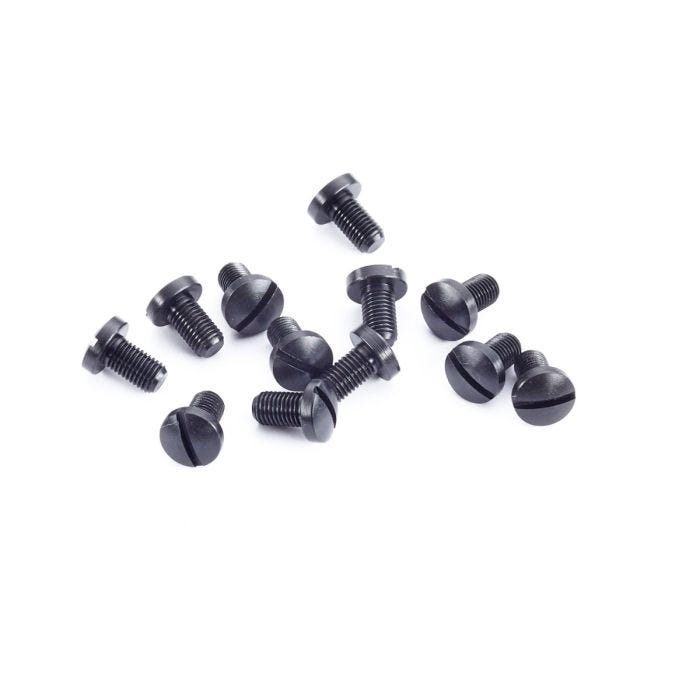 SCREW, 1911, GRIPS, SLOT HEAD, BLUE, PACKAGE OF 12