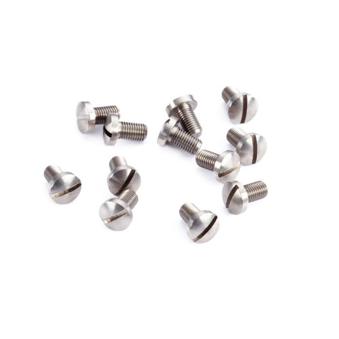 SCREW, 1911, GRIPS, SLOT HEAD, STAINLESS, PACKAGE OF 12