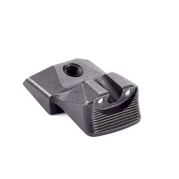 REAR SIGHT, EDC X9S/SFX9, BATTLESIGHT, CONCEALMENT, SERRATED BLADE, TRITIUM