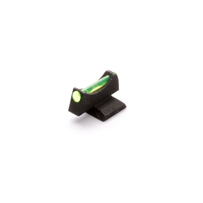 FRONT SIGHT, 1911, SNAG-FREE, GREEN FIBER OPTIC, .210"