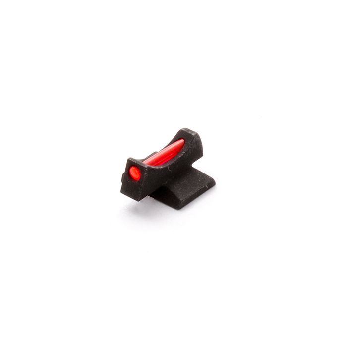 FRONT SIGHT, 1911, SNAG-FREE, RED, FIBER OPTIC, .180"