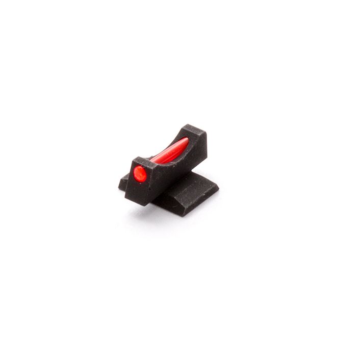 FRONT SIGHT, 1911, SNAG-FREE, RED, FIBER OPTIC, .190"