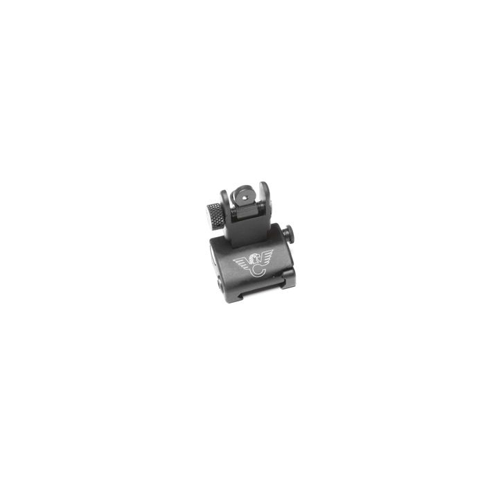 REAR SIGHT, QUICK DEPLOY, AR PLATFORM,  RAIL MOUNT