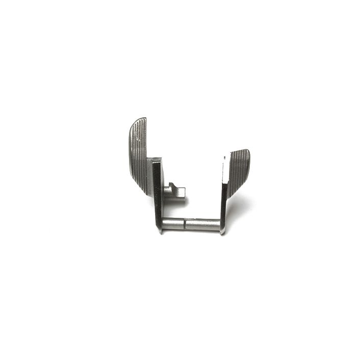THUMB SAFETY, AMBIDEXTROUS, HIGH RIDE, 1911, CUT FOR CRIMSON TRACE LASER GRIPS, STAINLESS