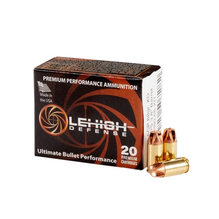 .380 ACP | 68GR, LEHIGH DEFENSE XD, 20/BOX