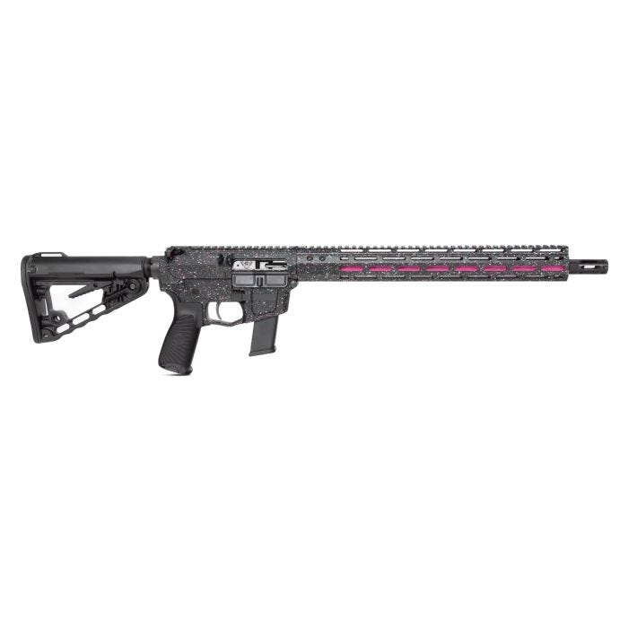 AR9 Carbine, Glock Receiver, 9mm, 16" Fluted Barrel, 1-10 Twist, Kandi Ash Pink