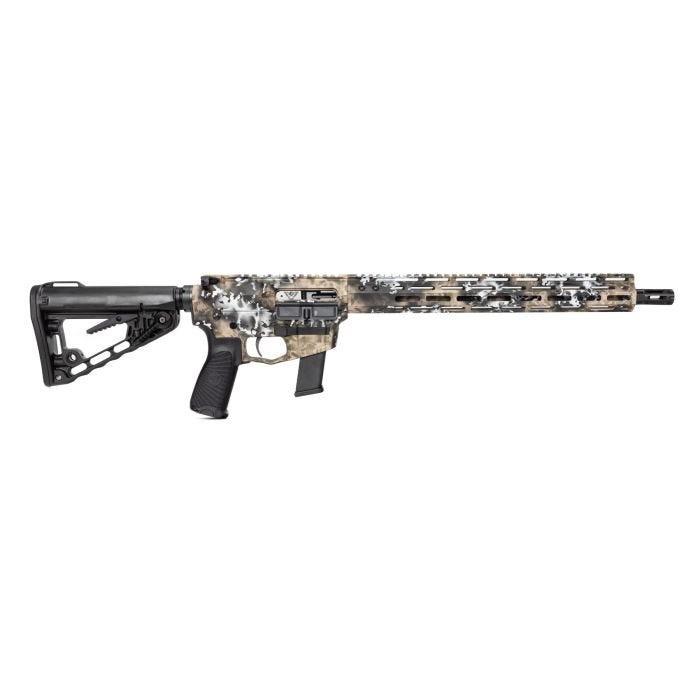 AR9 Carbine, Glock Receiver, 9mm, 16" Barrel, 1-10 Twist, White Kodiak Camo