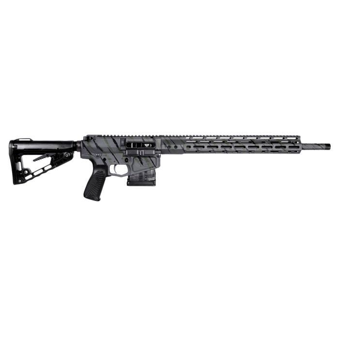 Super Sniper, .308 Winchester, 20" Fluted Barrel, Gray Tiger Stripe Camo