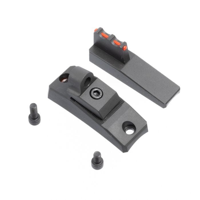 SIGHT SET, TRAK-LOCK II GHOST RING, RED FIBER OPTIC FRONT, 870/1100/1187, 12 GAUGE, .735", 14" BARREL