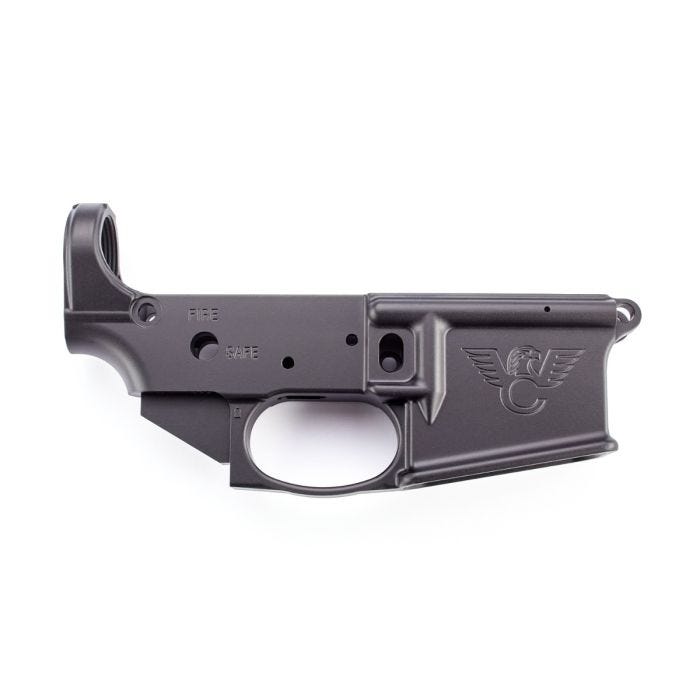 RECEIVER, AR-15, LOWER, FORGED, CLOSED TRIGGER GUARD, ANODIZE
