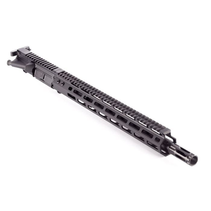 UPPER, COMPLETE, FORGED, 300 BLK, PROTECTOR, PISTOL LENGTH, 16", ROUND, Q-COMP, 1-7 TWIST, BLACK